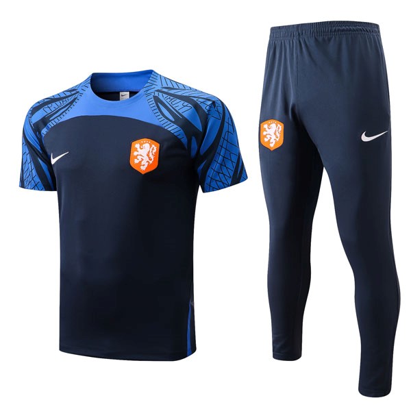 Camiseta Países Bajos Conjunto Completo 2022-2023 Azul